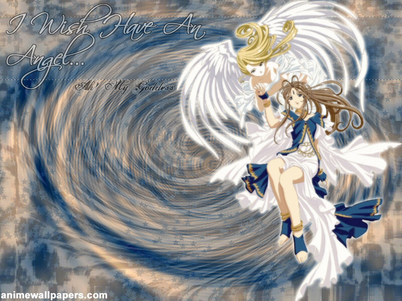 Angel and goddess anime art