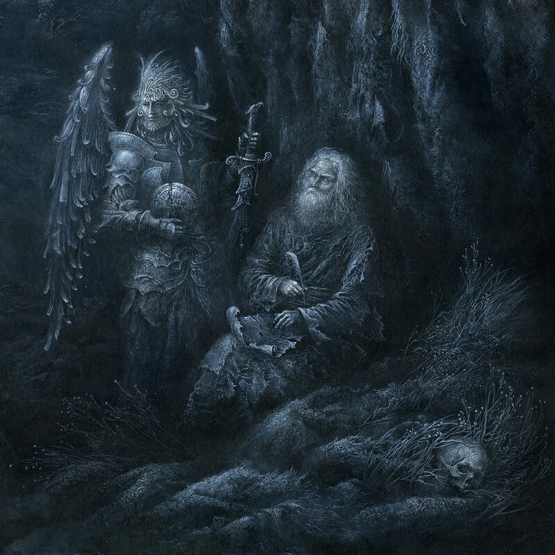 Angel and Old Man in Cave
