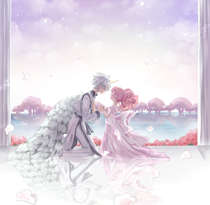 Angel and Unicorn Couple