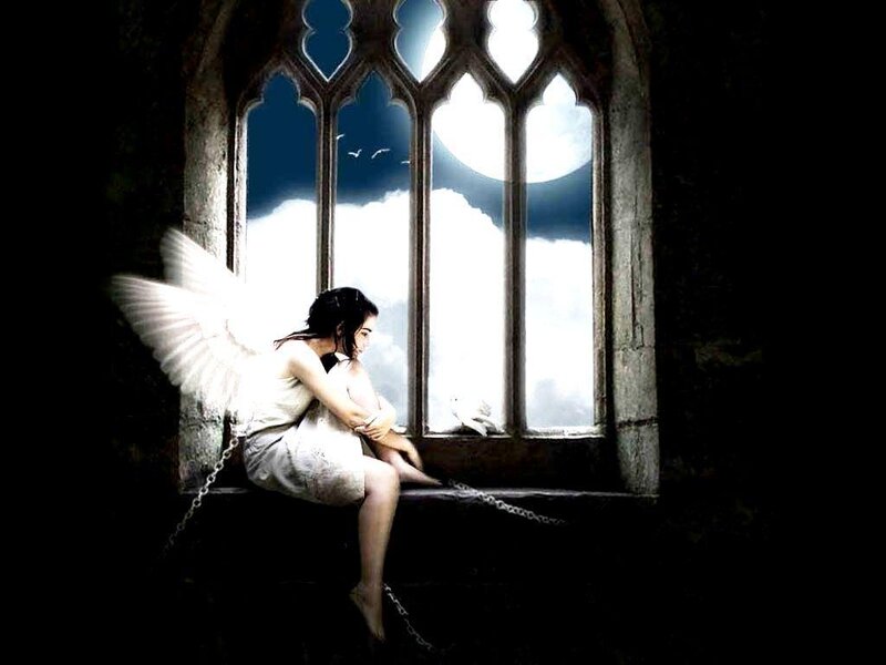 angel at the window