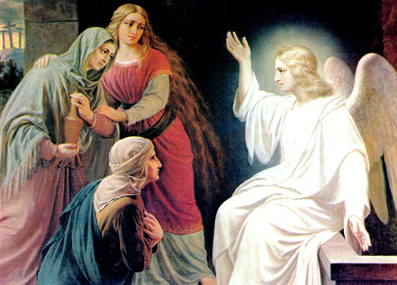 Angel at Tomb — White