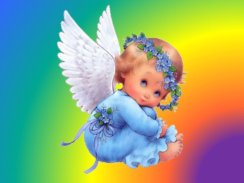 angel baby with wings