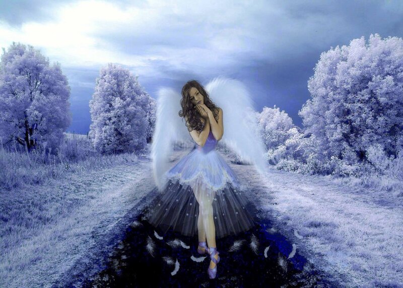 Angel Ballerina — Blue