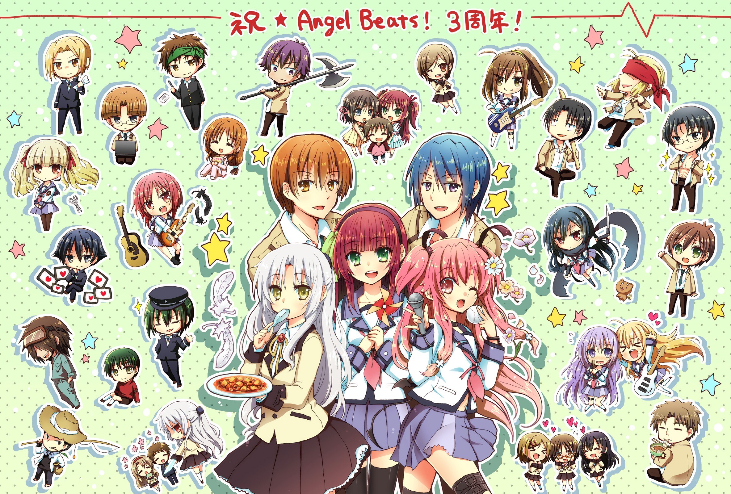 Angel Beats! 3rd Anniversary Art