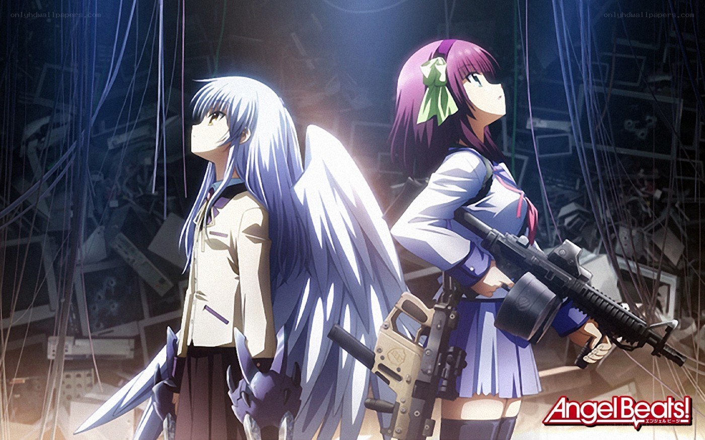 Angel Beats! anime scene