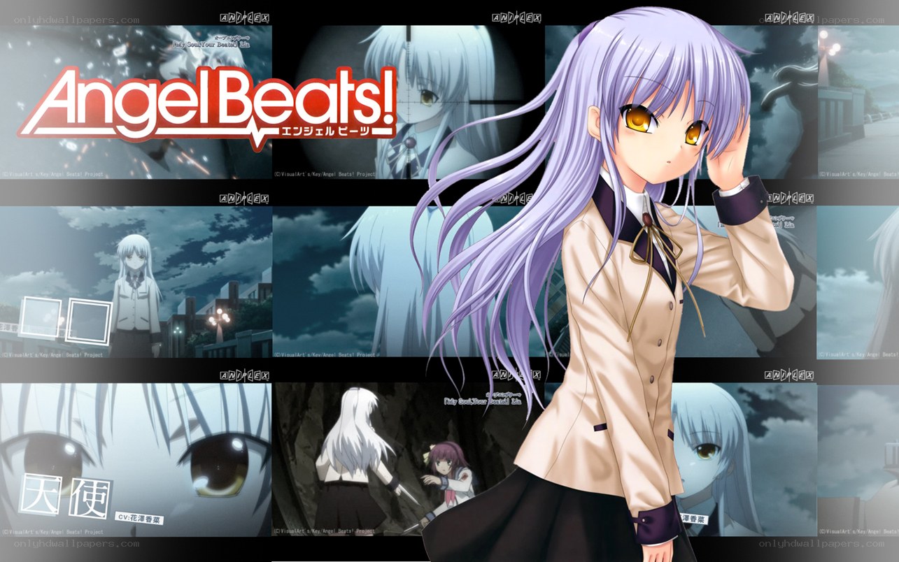 Angel Beats! character collage