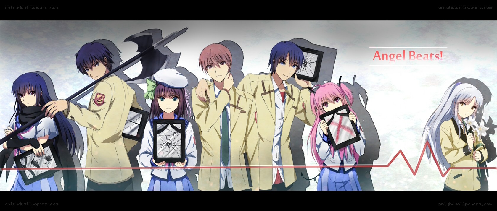 Angel Beats! characters lineup