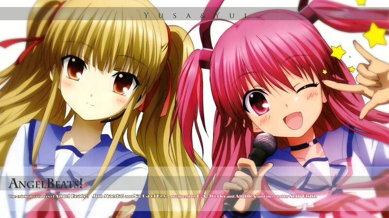 Angel Beats! characters Yusa and Yuri