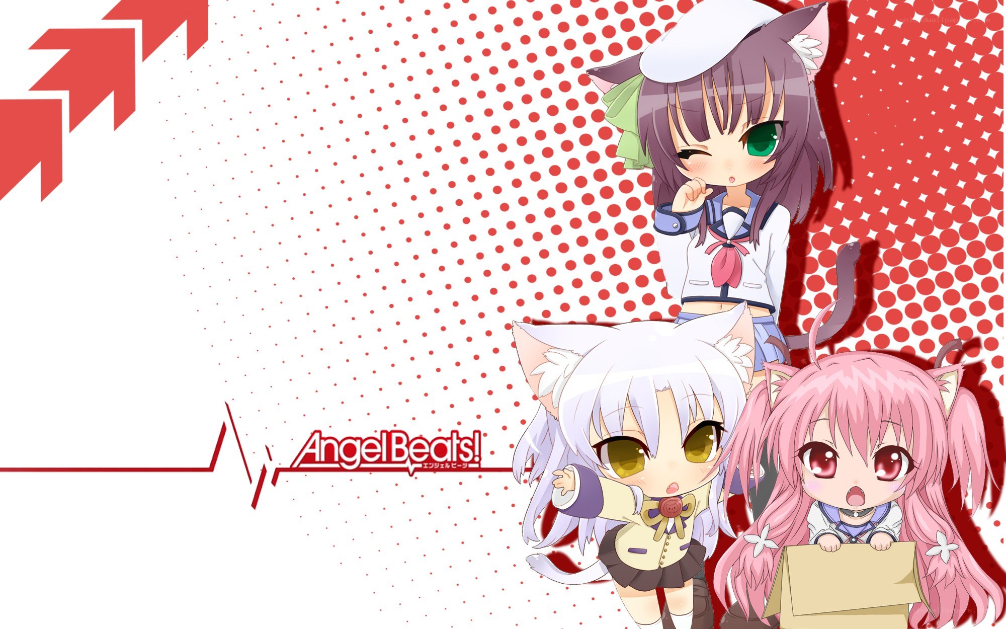 Angel Beats! chibi characters