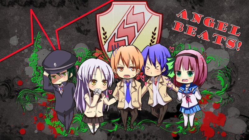 Angel Beats! chibi characters