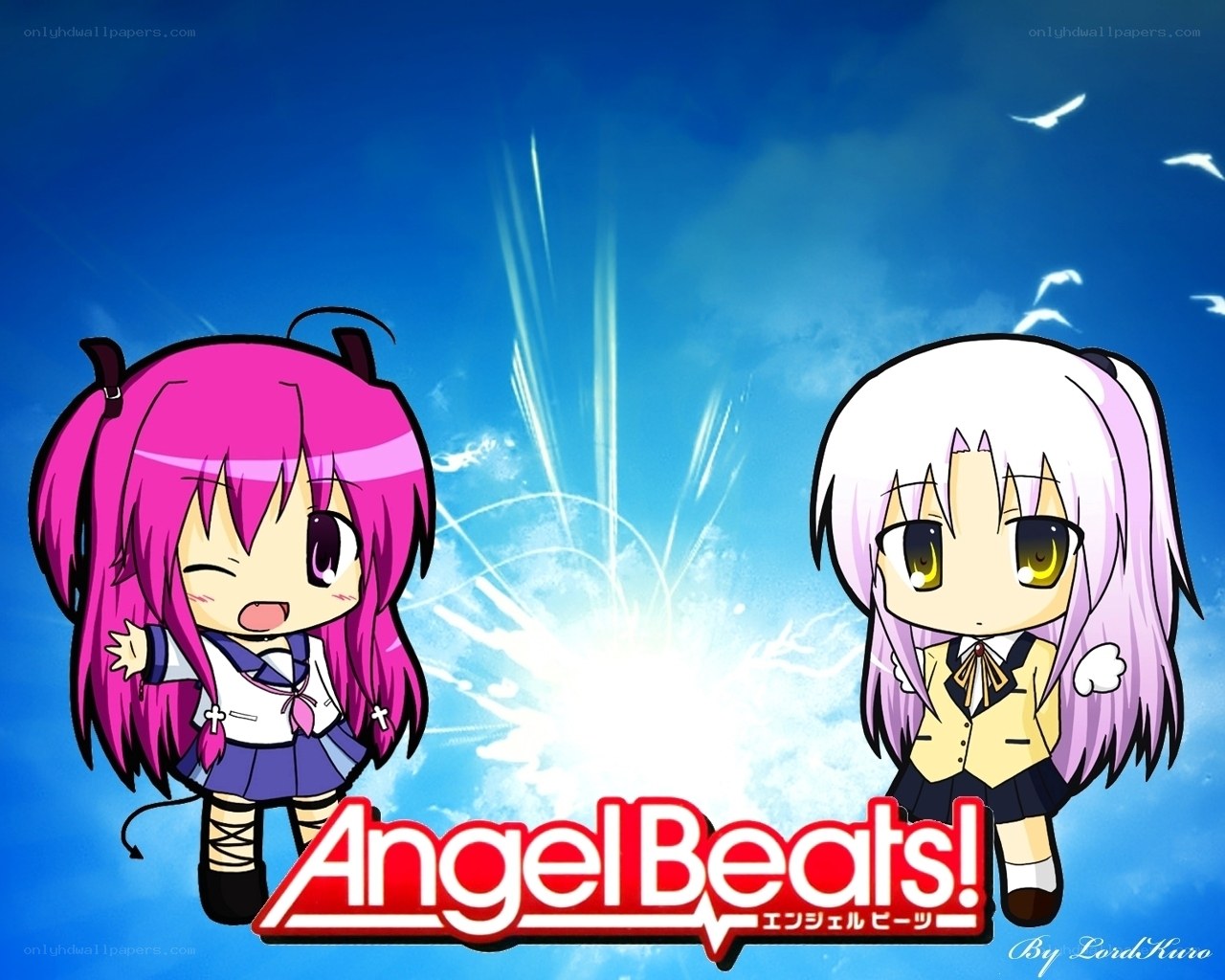 Angel Beats! chibi characters