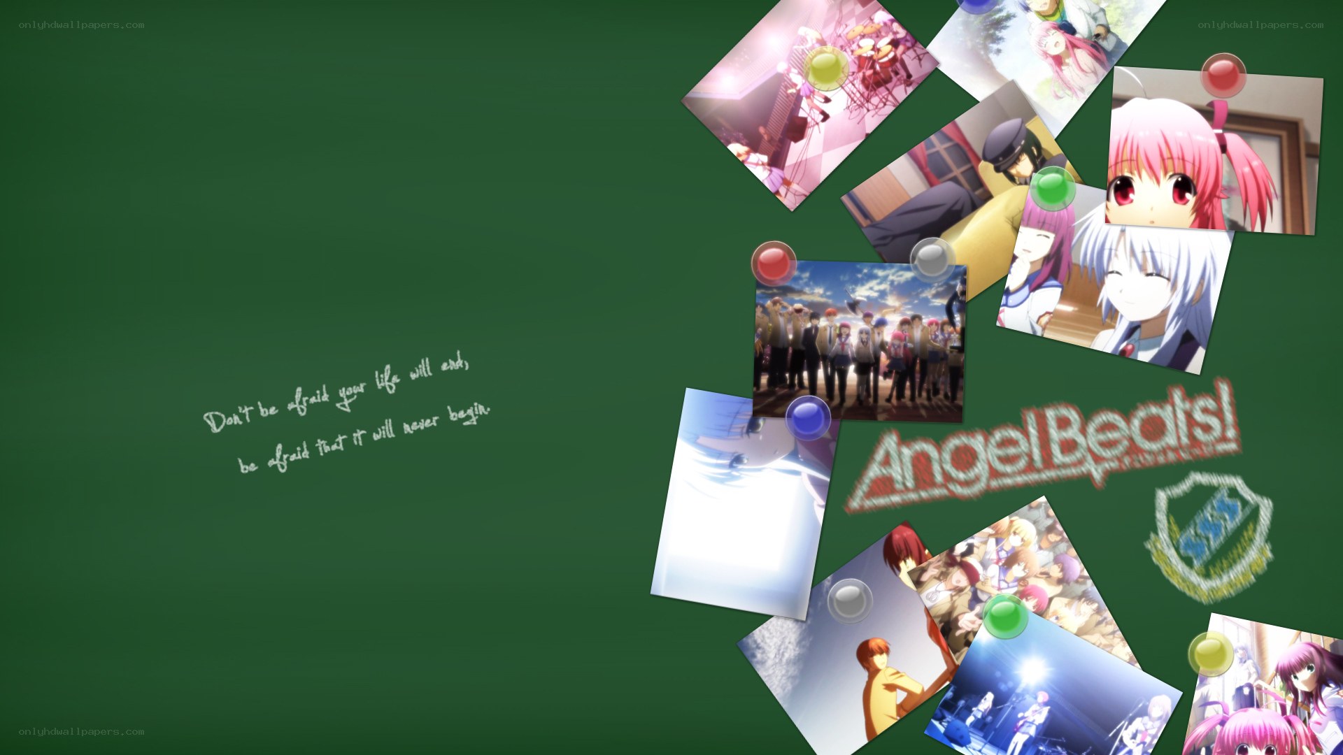 Angel Beats! collage wallpaper