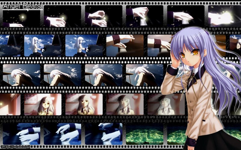Angel Beats! filmstrip wallpaper