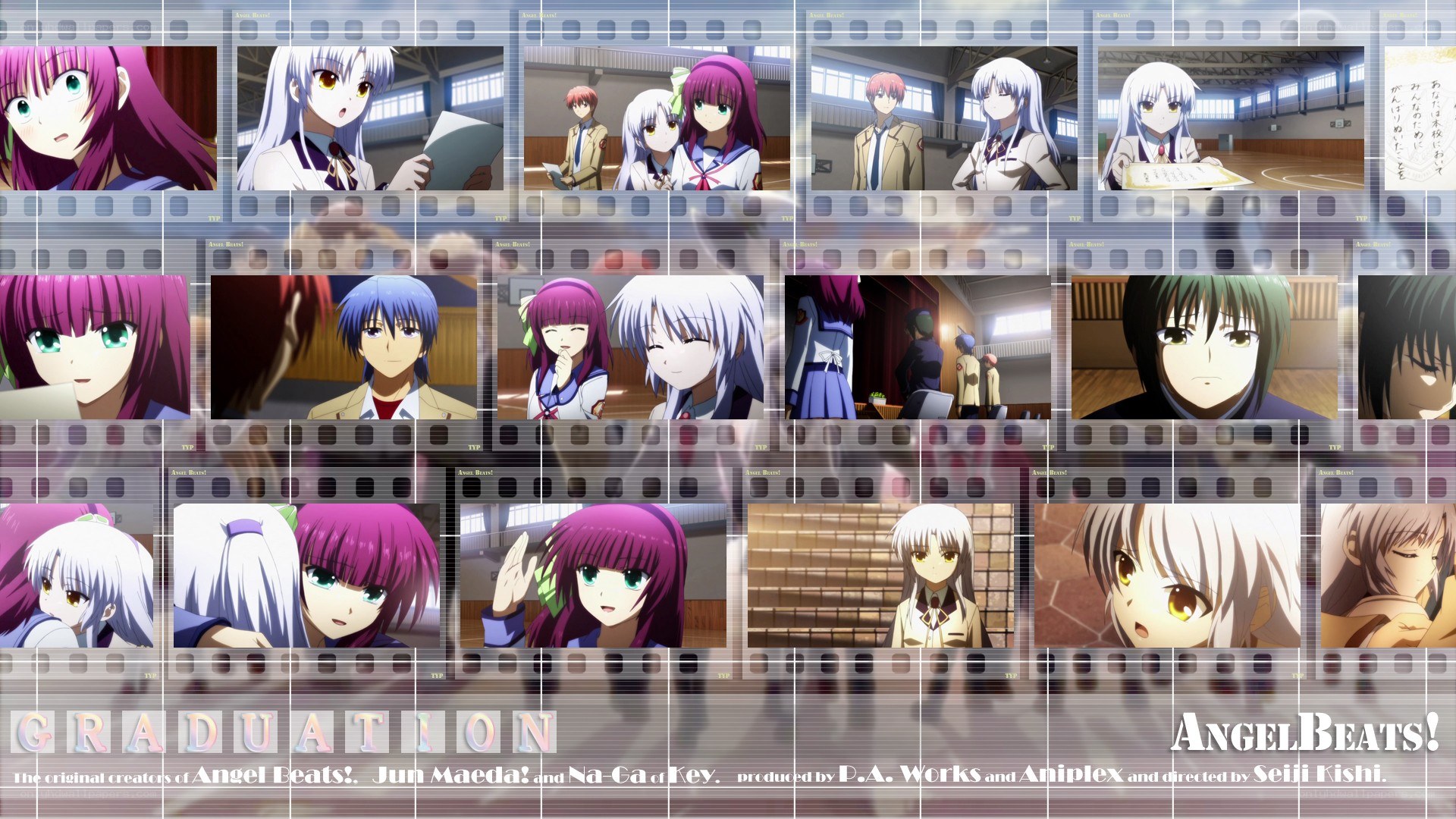 Angel Beats! Graduation collage