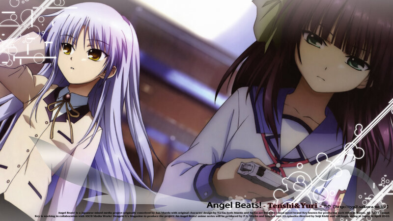 Angel Beats! Tenshi and Yuri