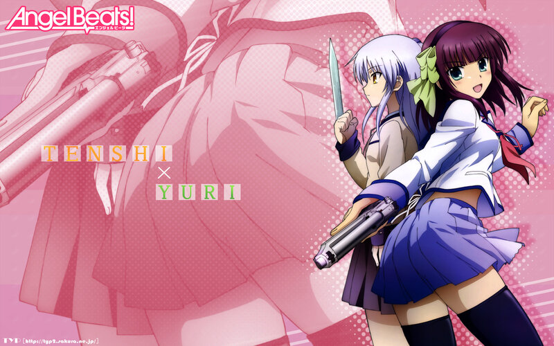 Angel Beats! Tenshi and Yuri