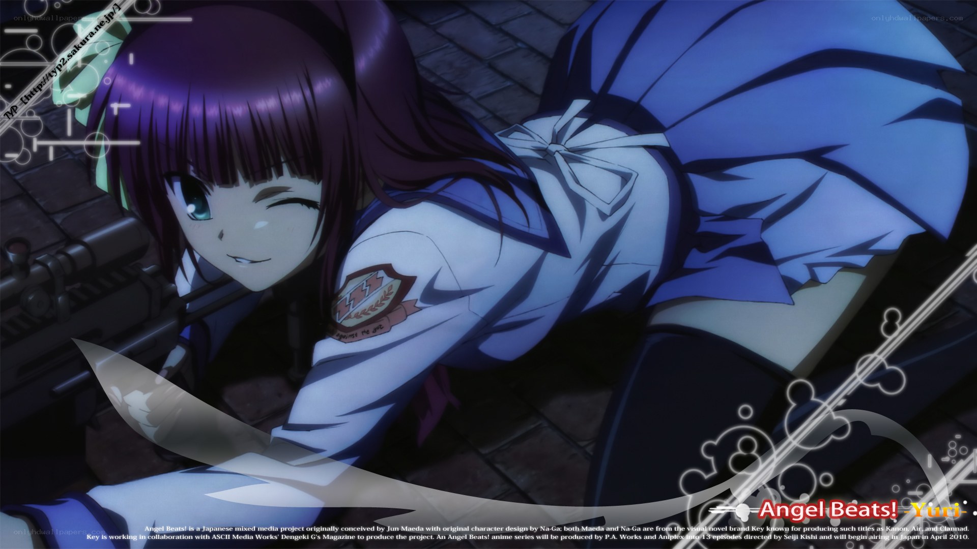 Angel Beats! Yui in action