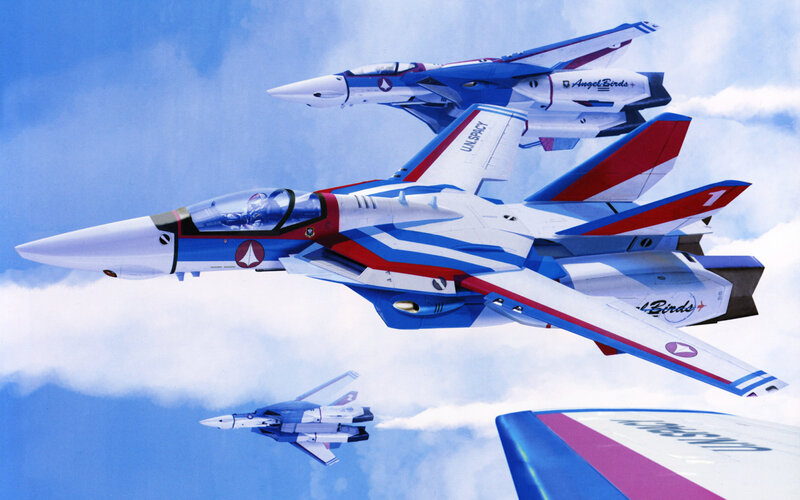 Angel Birds fighter jets in formation