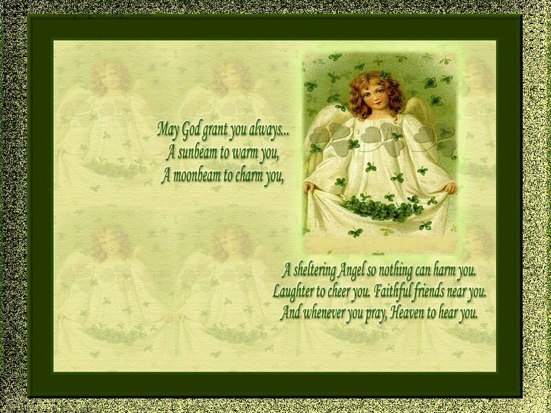 Angel blessing card