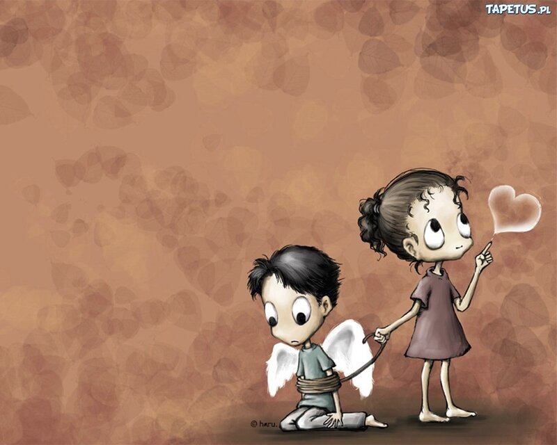 Angel Boy with Girl