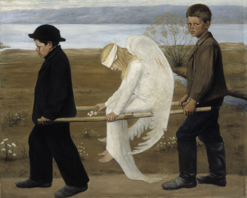 Angel Carried on Pole
