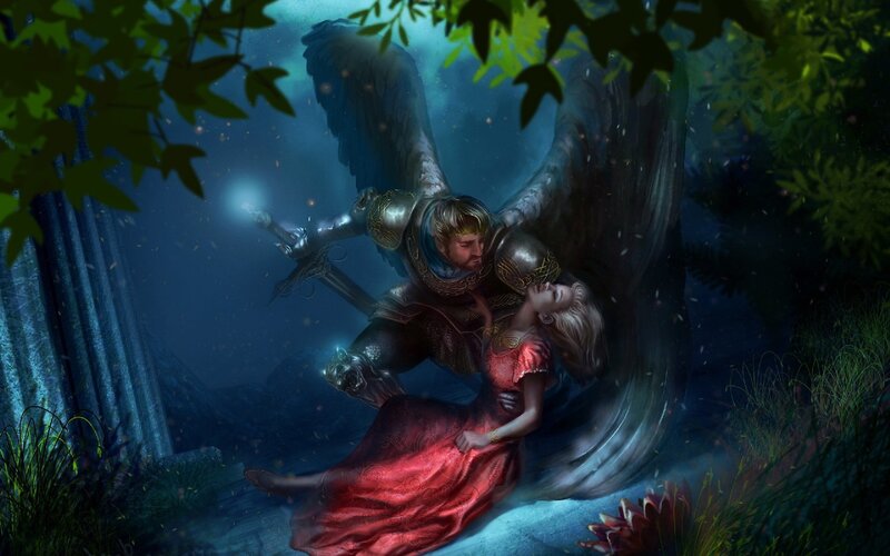 Angel Carrying Woman