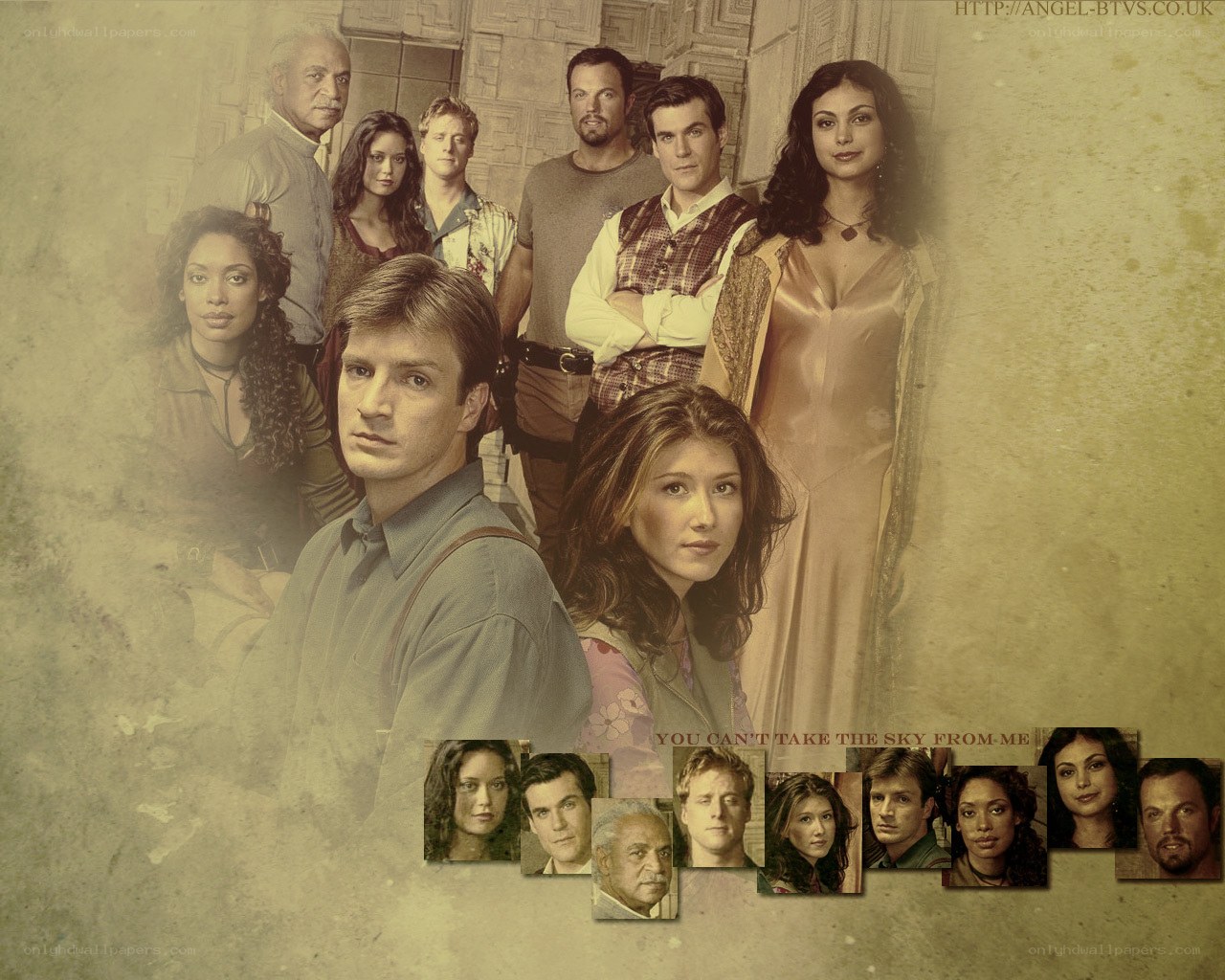 Angel cast group portrait