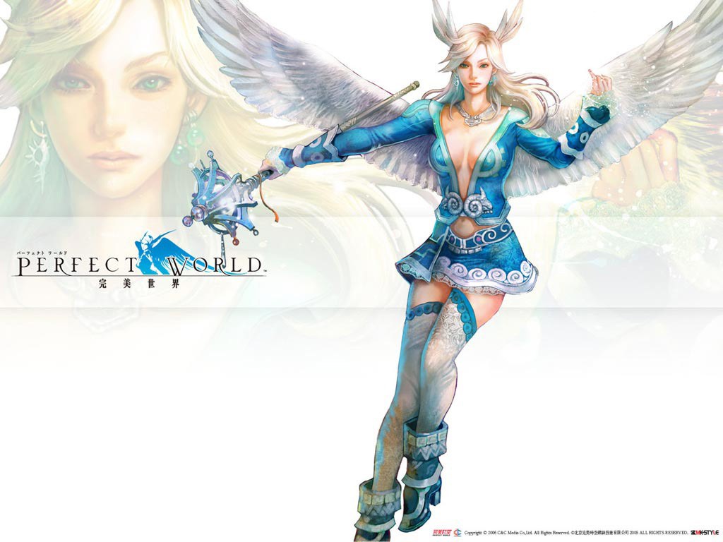 Angel character from Perfect World