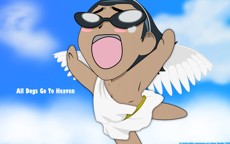 Angel character with sunglasses