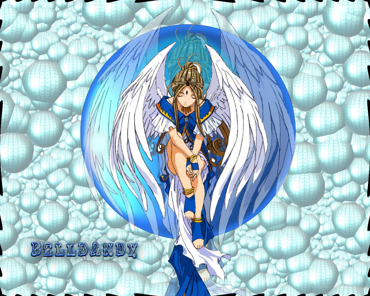 Angel character with wings