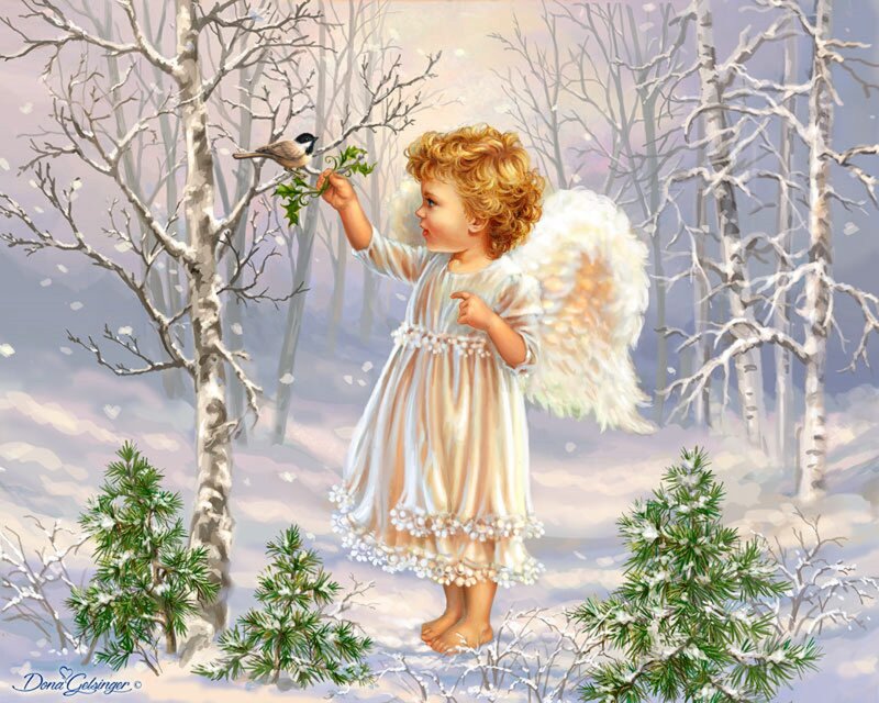 Angel Child in Winter