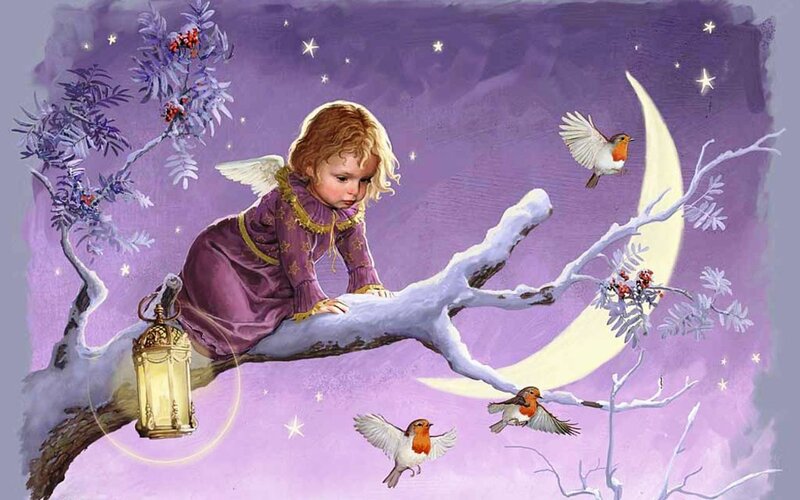 Angel Child on Branch