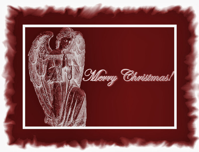 Angel Christmas card