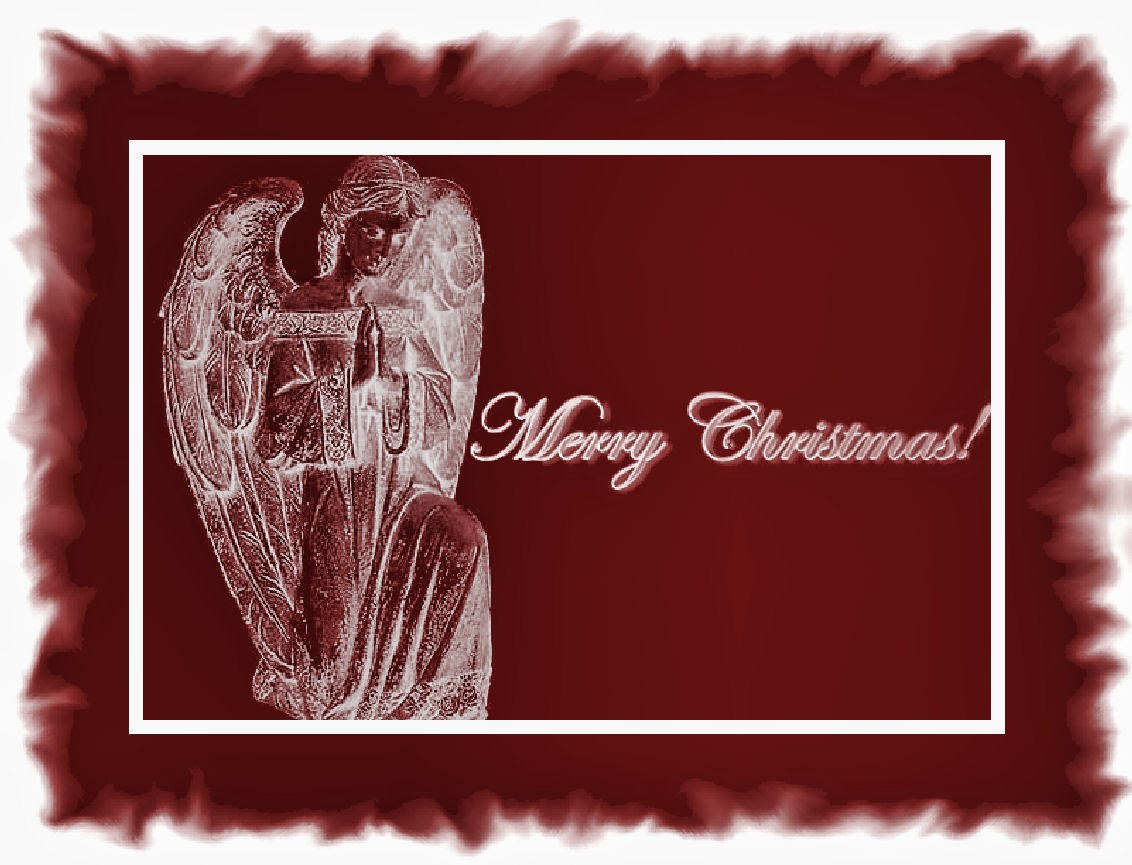 Angel Christmas card