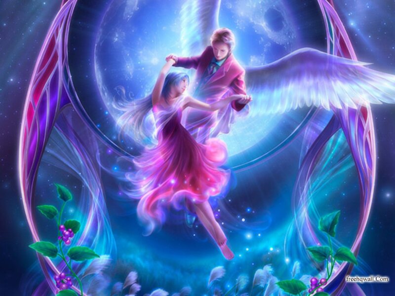 Angel Couple Dancing