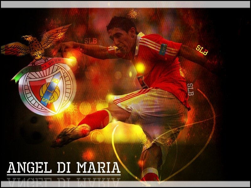 Angel Di Maria in action