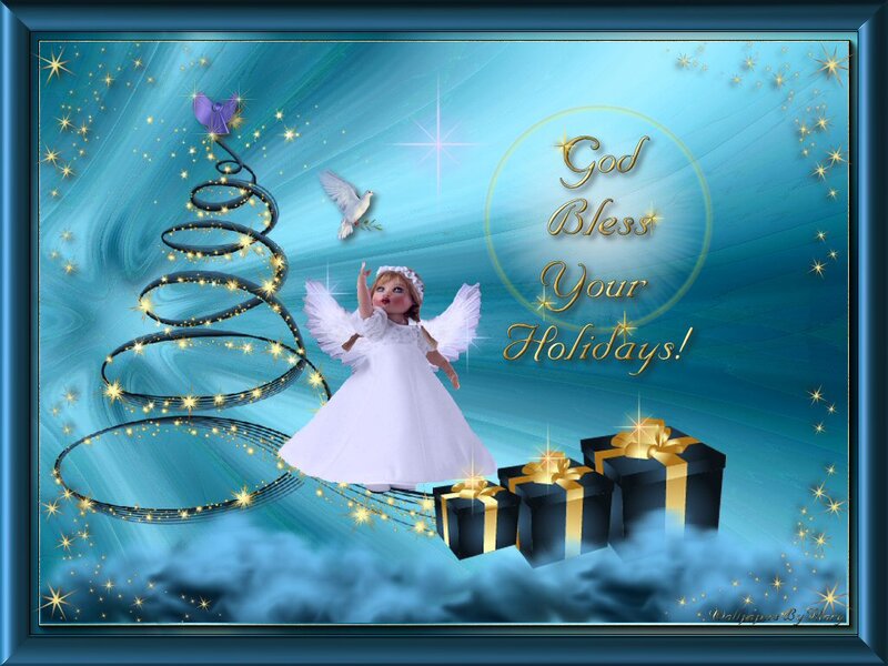 Angel Doll with Gifts