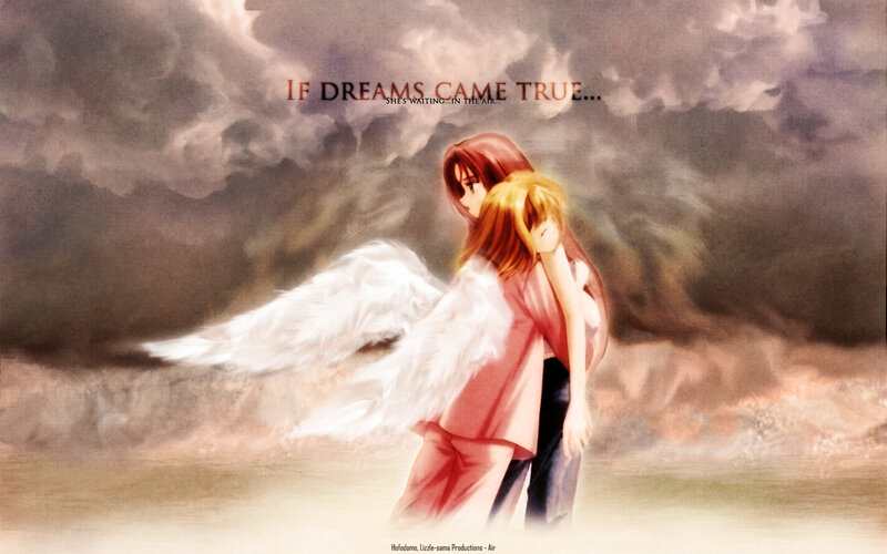 Angel Embracing Another Person