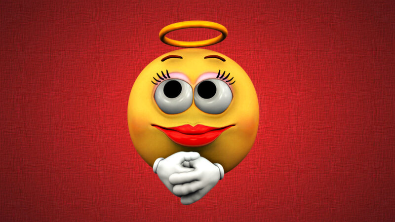 angel emoji with halo