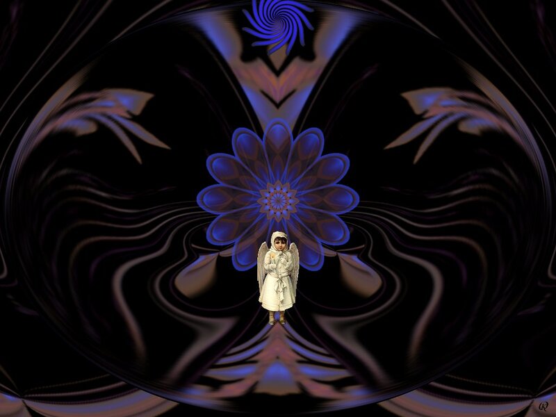 Angel Figurine in Tunnel