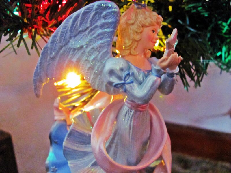 Angel Figurine on Tree