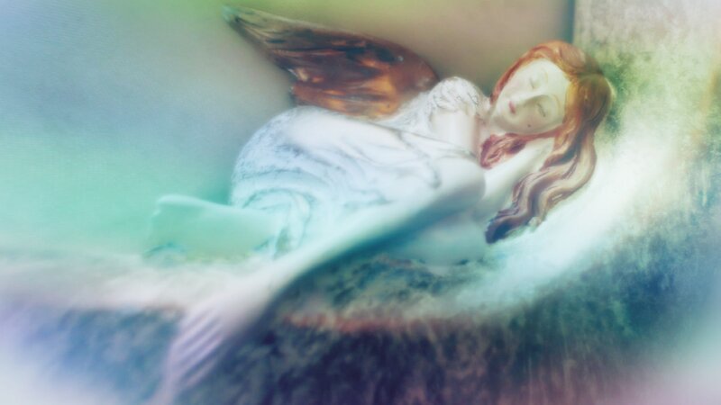 Angel Figurine Sleeping