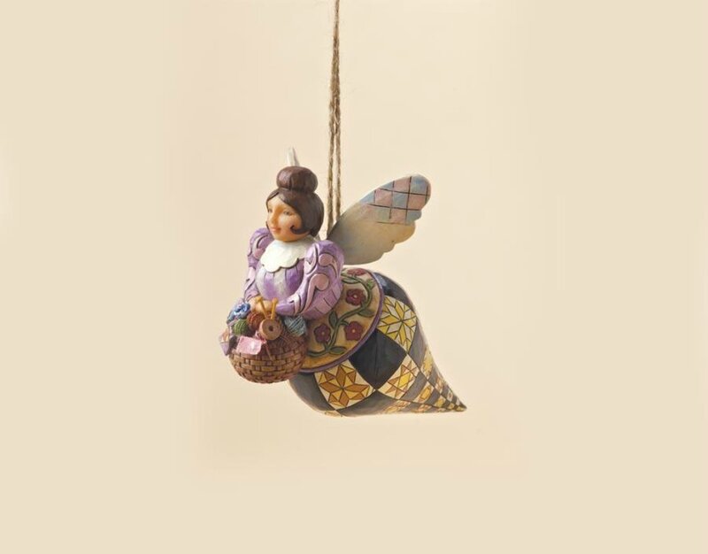 Angel Figurine with Basket