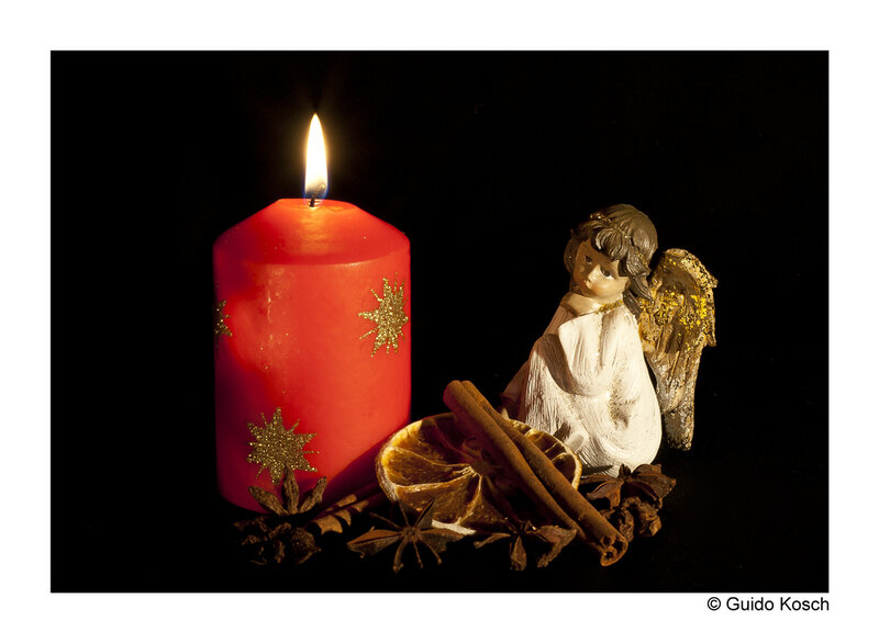 Angel Figurine with Candle