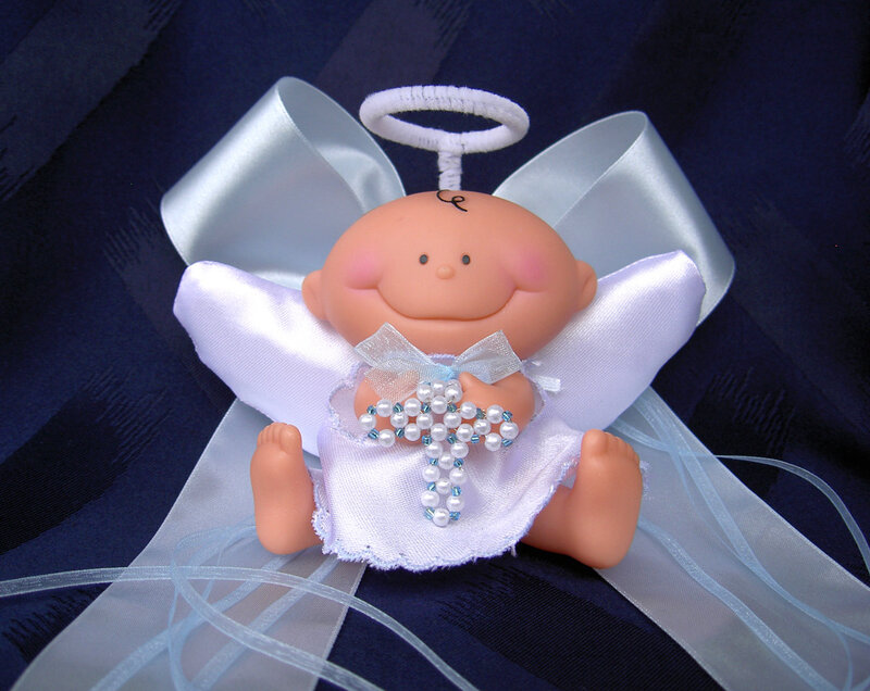 Angel Figurine with Cross
