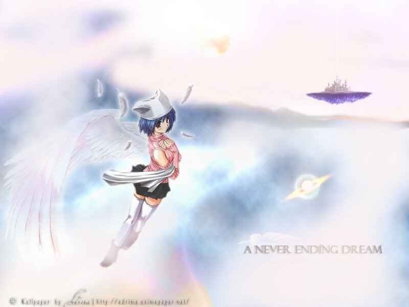 angel girl in dream world