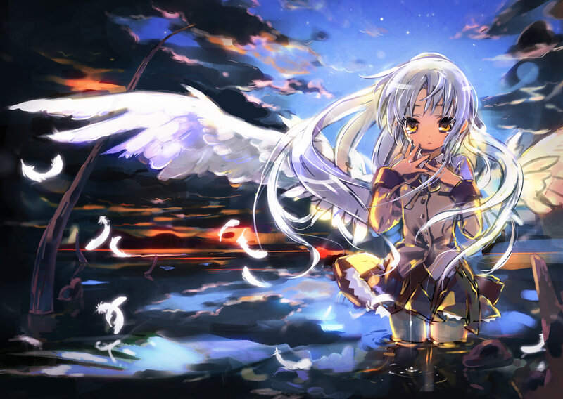 angel girl in twilight