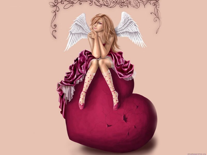 Angel Girl on Heart