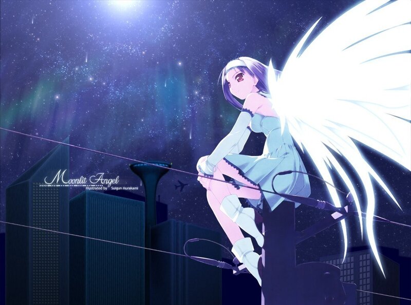 Angel Girl on Pole