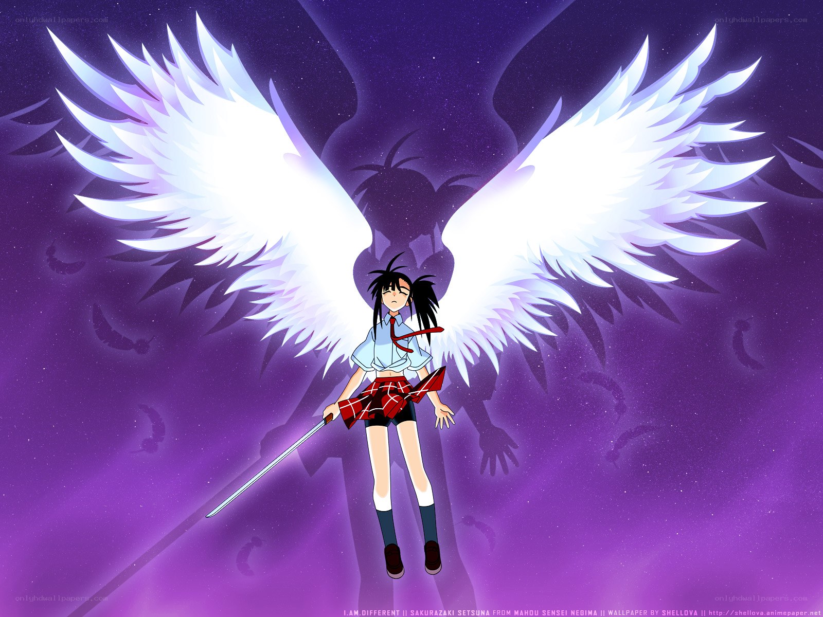 Angel girl with sword